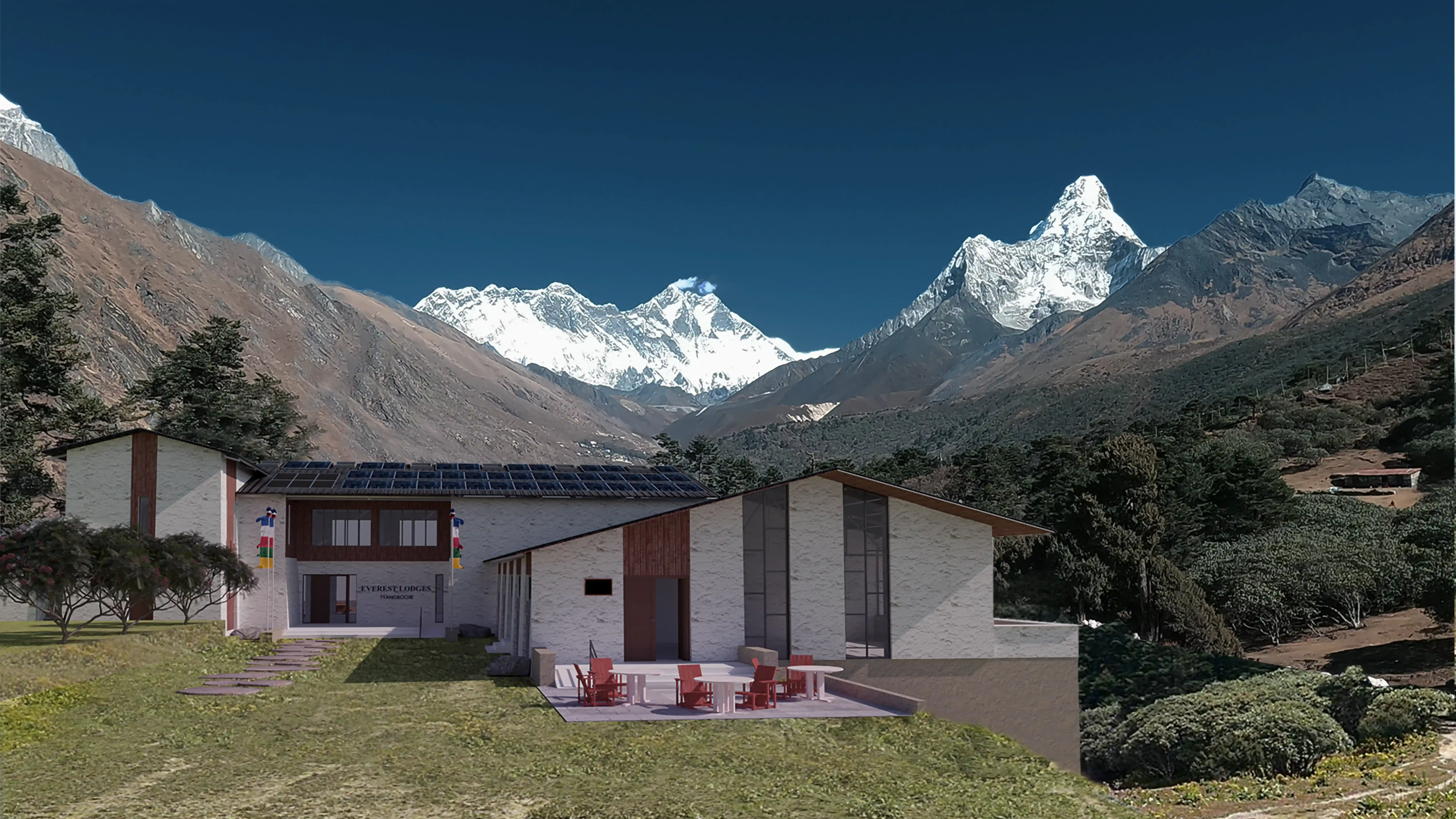 Image showing the culture in the Tyangboche Region of Everest.